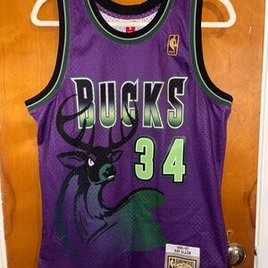 Milwaukee Bucks Ray Allen Vintage Jersey